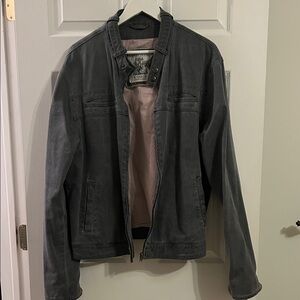 Guess Men's Dark Gray Lightweight Jacket